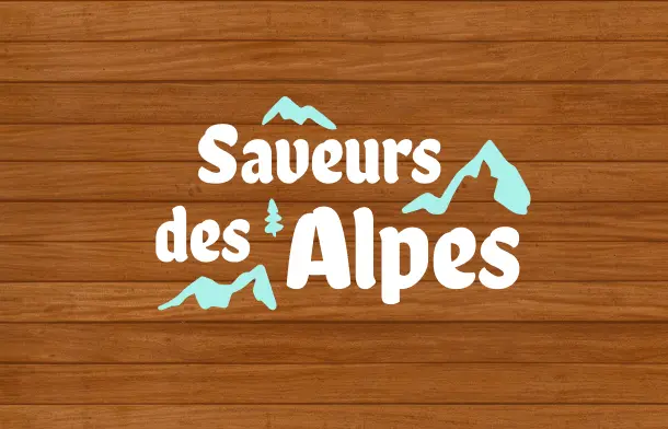 Création d'identité visuelle - Logo saveur des alpes - Logia